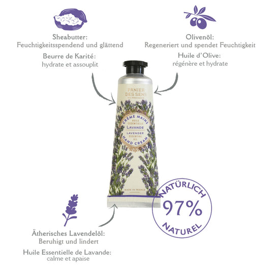 Handcreme: Lavendel 30ml von Panier des Sens