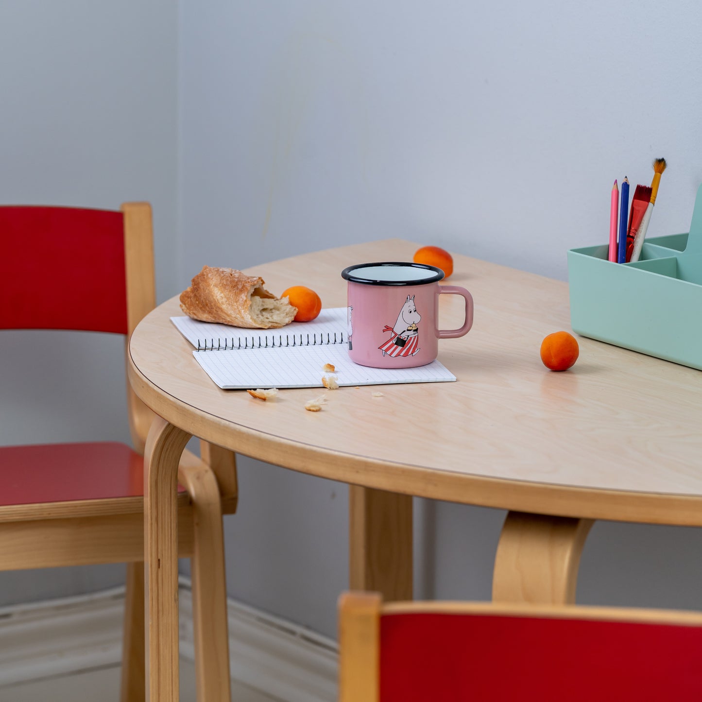 Tasse aus Emaille: Mumin Retro - Muminmamma von Muurla