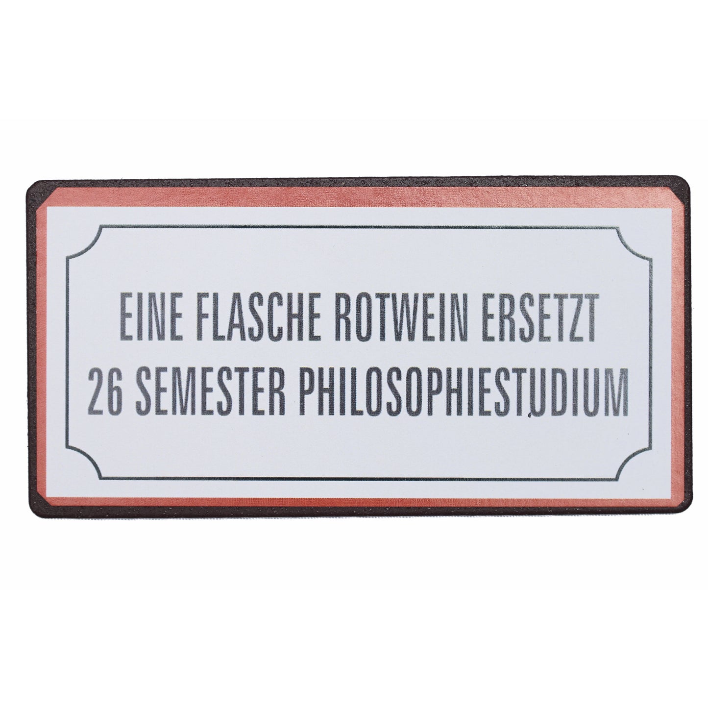 Magnet: Eine Flasche Rotwein ersetzt 26 Semester Philosophiestudium