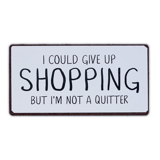 Magnet: I could give up shopping but I'm not a quitter