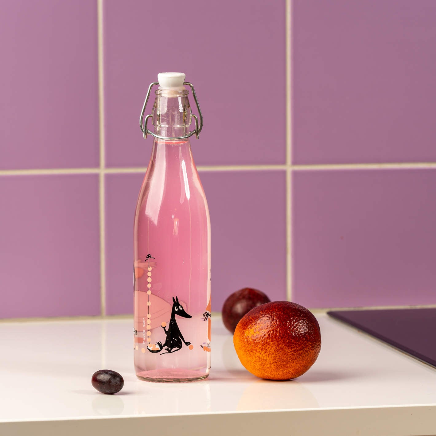 Glasflasche: Mumin - Marmelade 500ml von Muurla