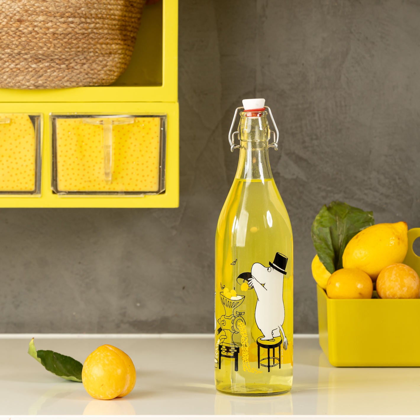 Glasflasche: Mumin - Fruits 1L von Muurla