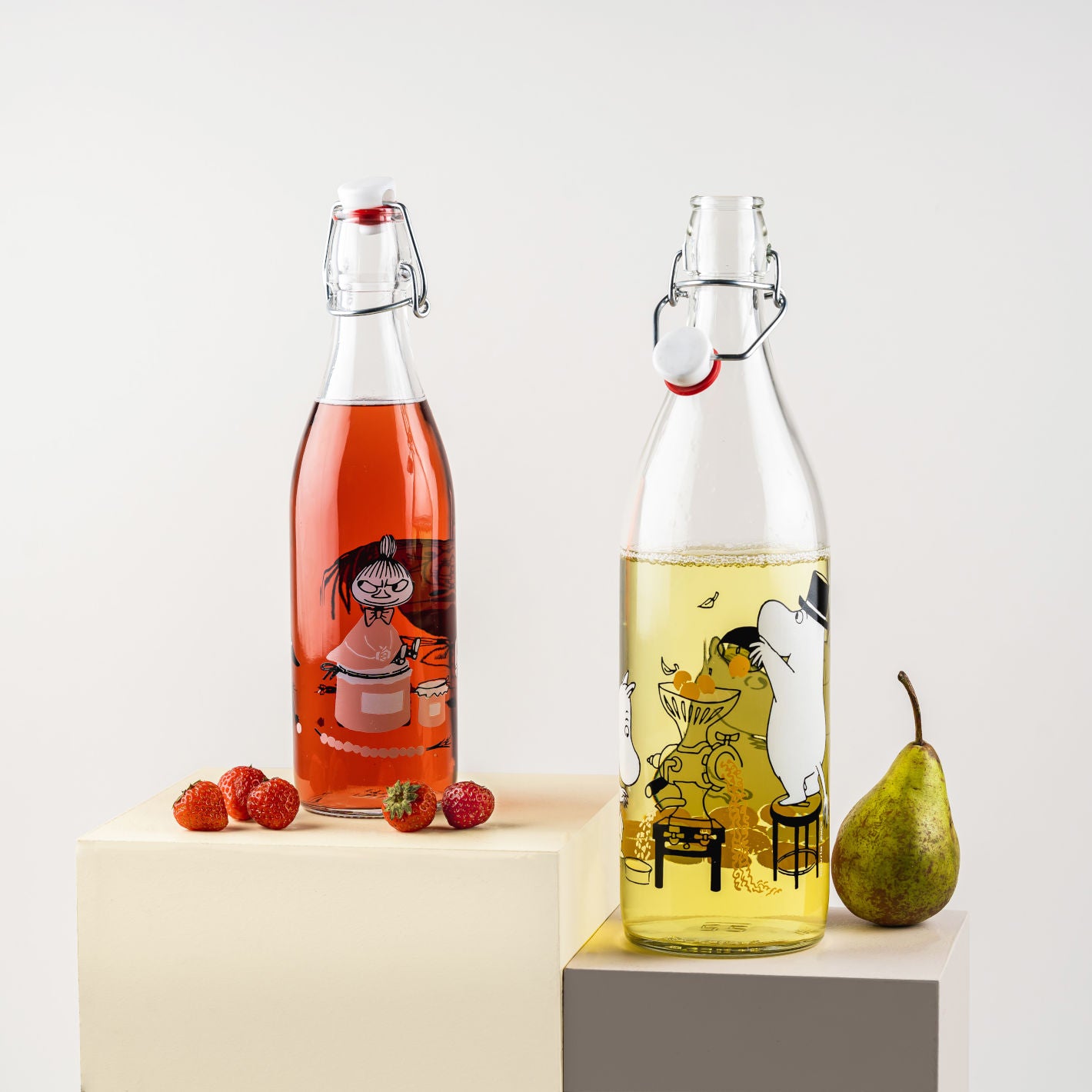 Glasflasche: Mumin - Fruits 1L von Muurla