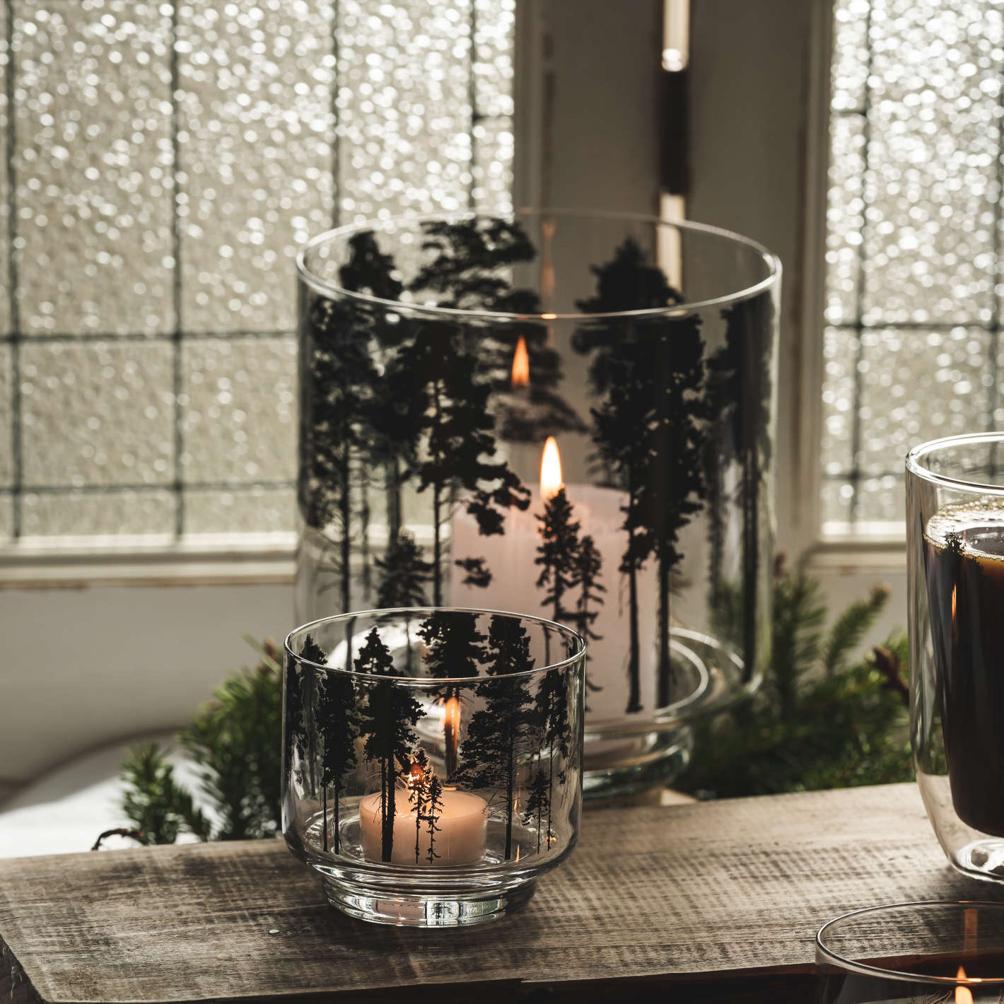 Windlicht & Vase: Nordic - The Forest von Muurla