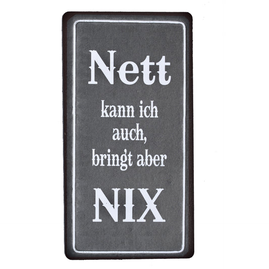 Magnet: Nett kann ich auch, bringt aber nix