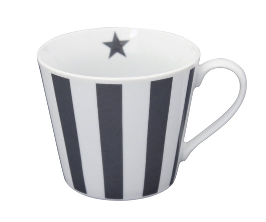 Tasse: Vertical Stripes Charcoal