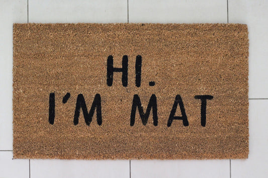 Fussmatte: Hi! I'm mat