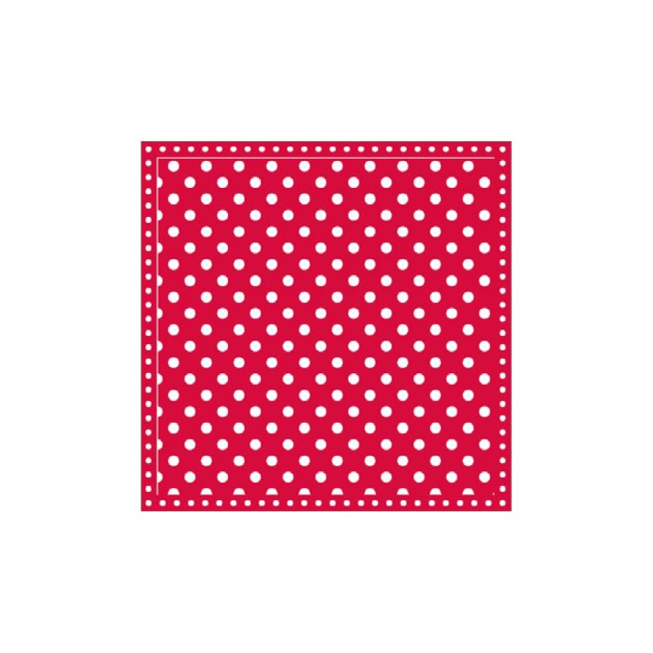 Servietten: Dots Red