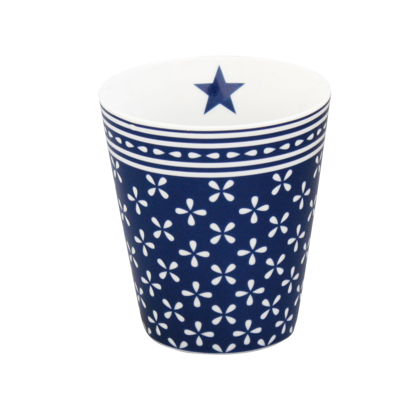 Becher: Dark Blue Daisy