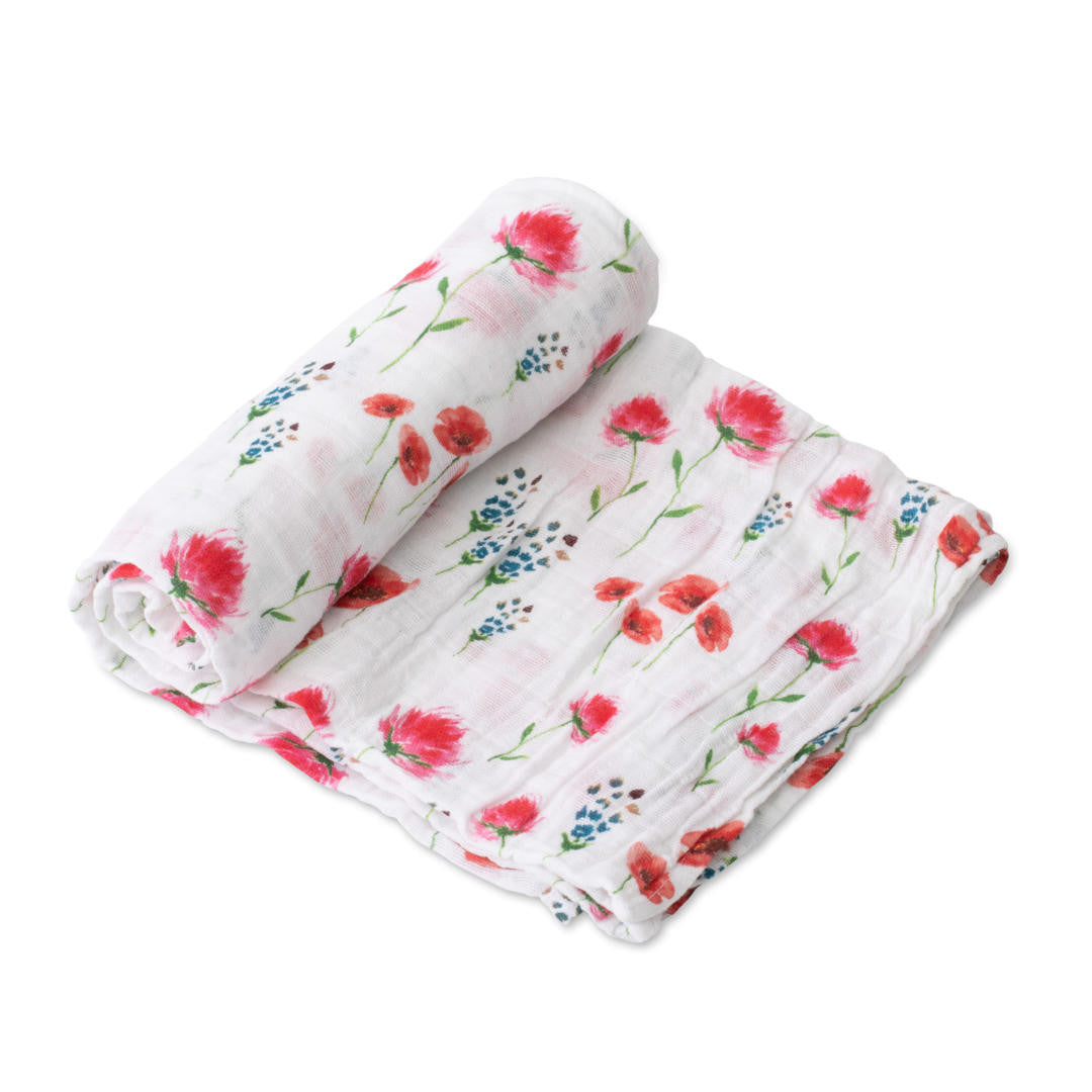 Cotton Muslin Swaddle: "Wild Mums" von Little Unicorn