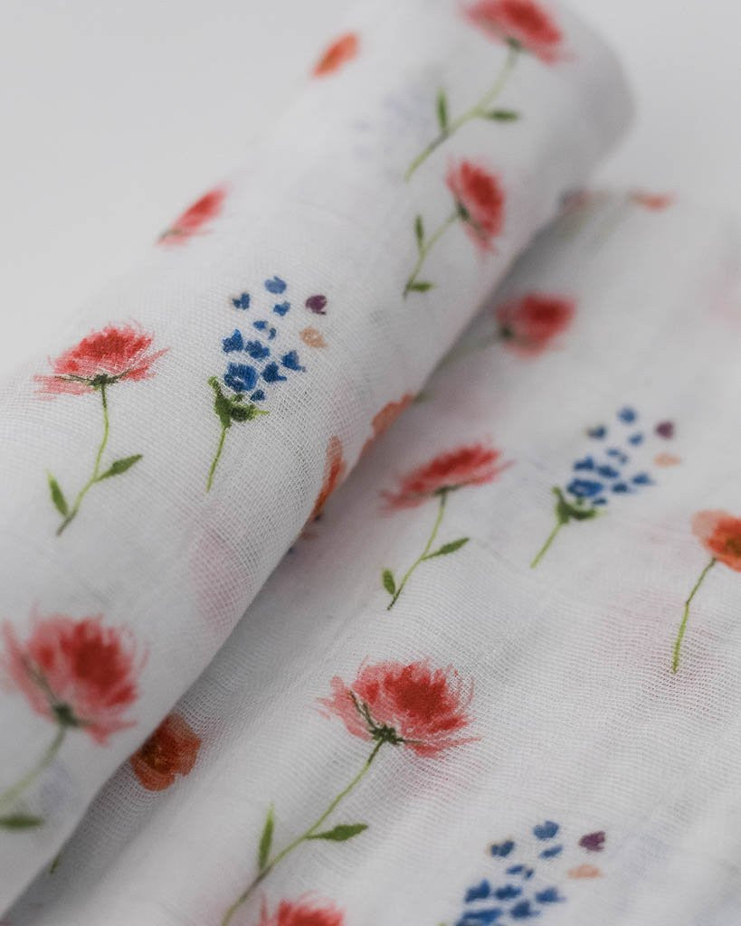 Cotton Muslin Swaddle: "Wild Mums" von Little Unicorn