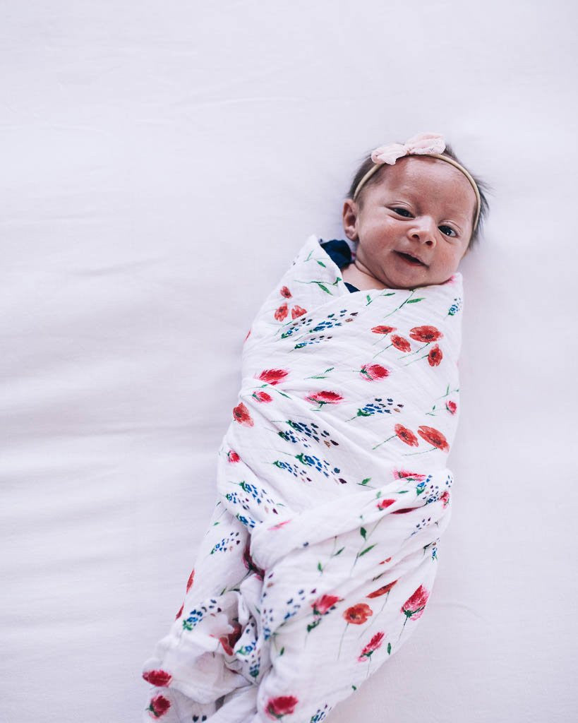 Cotton Muslin Swaddle: "Wild Mums" von Little Unicorn