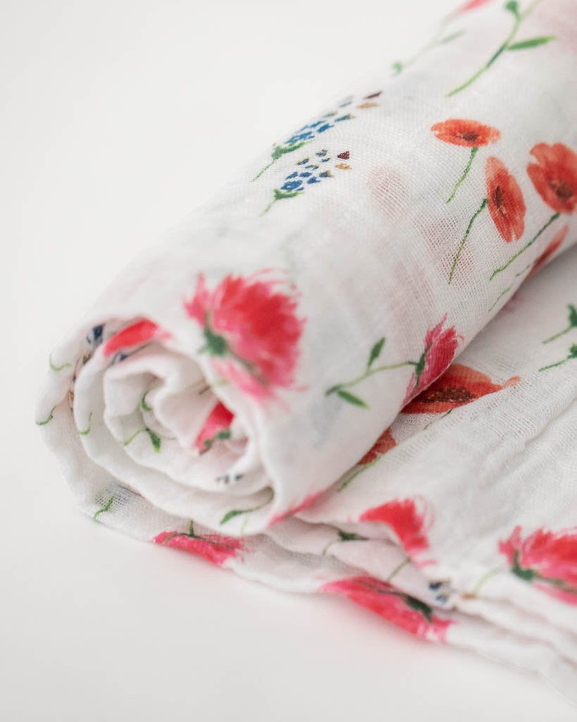 Cotton Muslin Swaddle: "Wild Mums" von Little Unicorn