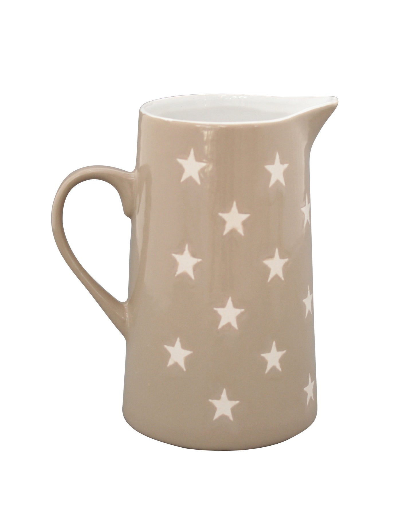 Krug: Jug Taupe Star