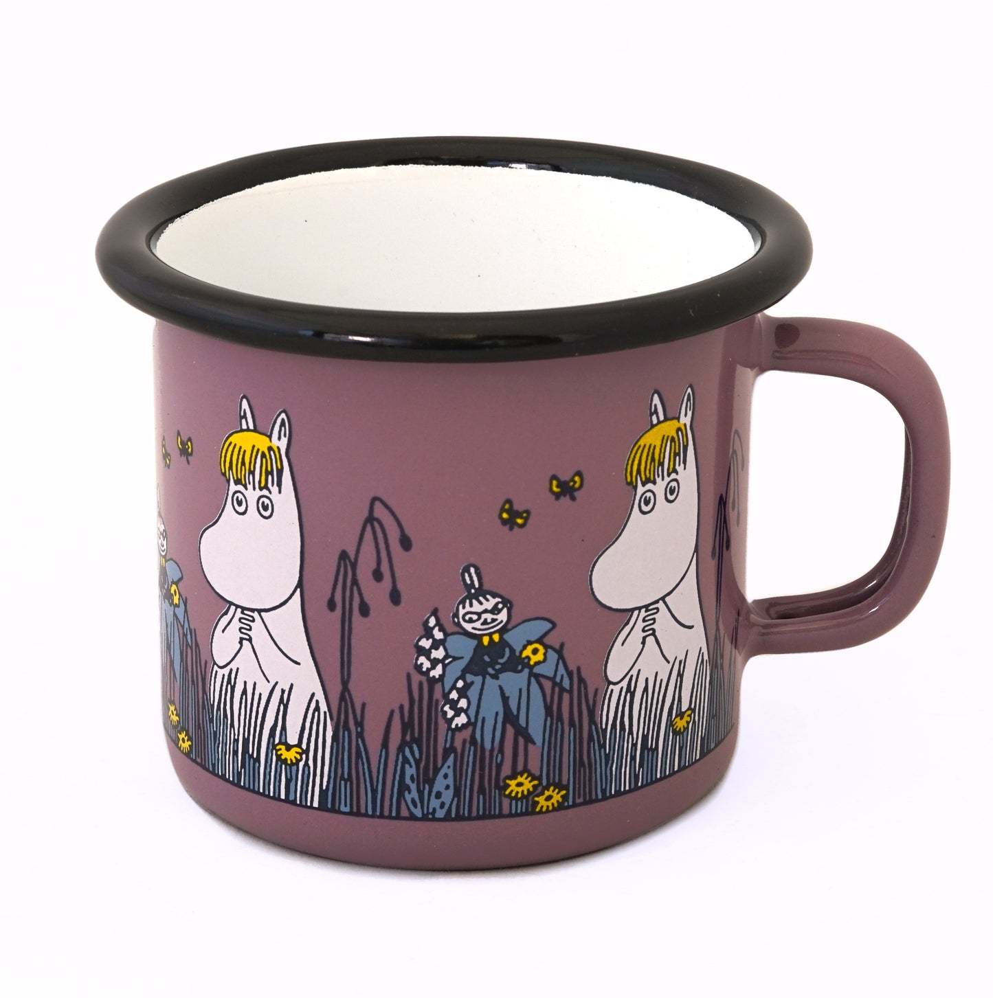 Tasse aus Emaille: Mumin Freunde - Snorkfräulein lila von Muurla