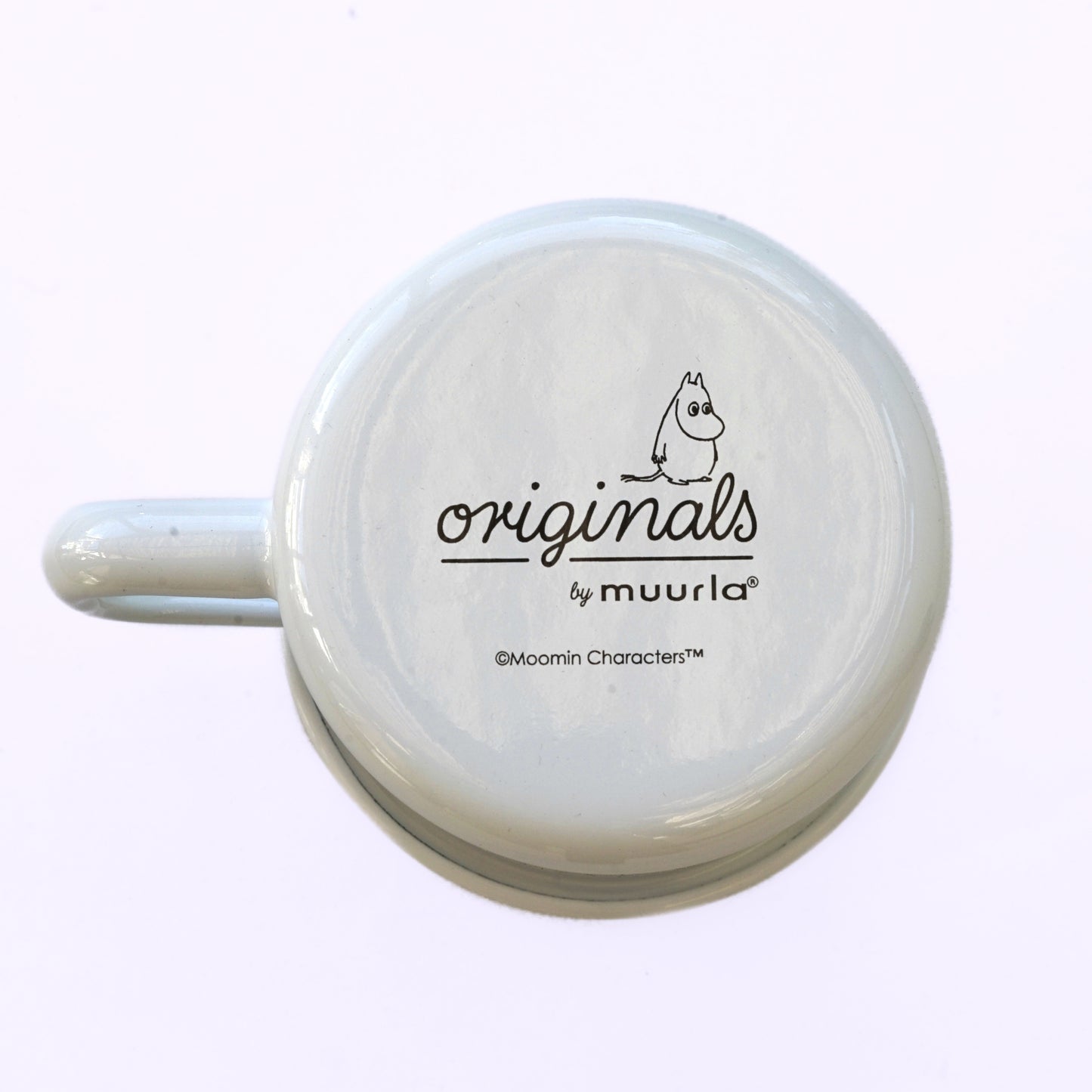 Tasse aus Emaille: Mumin Originals - Vermisse dich weiss von Muurla