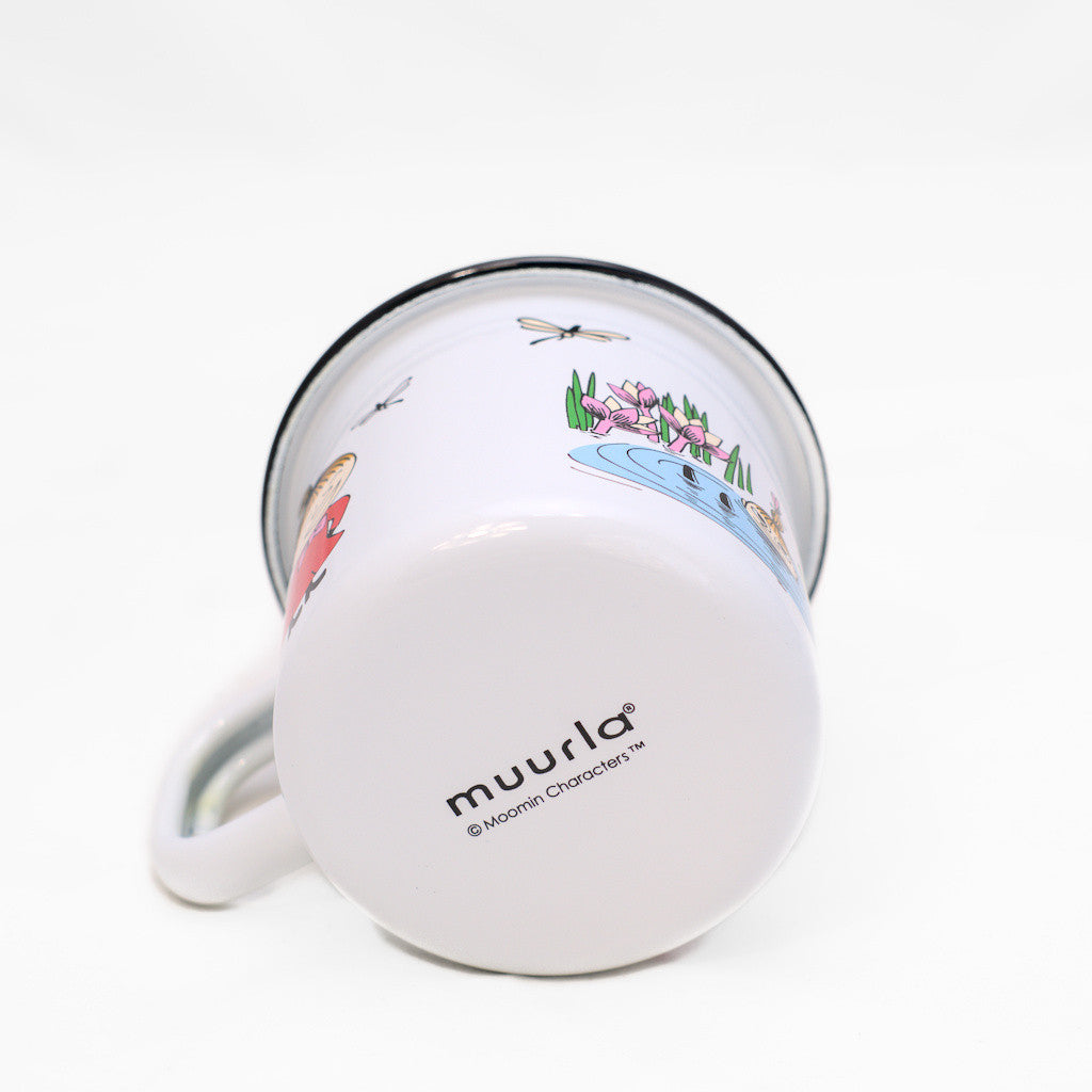 Tasse aus Emaille: Mumin Colors - Kleine My weiss von Muurla