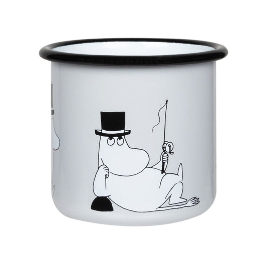 Tasse aus Emaille: Mumin Retro - Muminpappa von Muurla