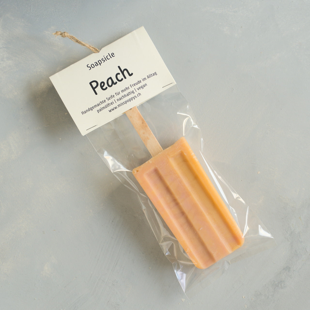 Feste Ganzkörperseife: Soapsicle Peach von miss poppy's