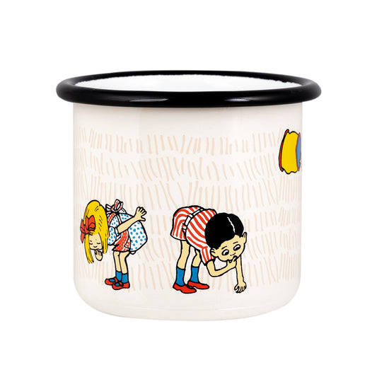 Tasse aus Emaille: Pippi Langstrumpf - Sachensuchen von Muurla