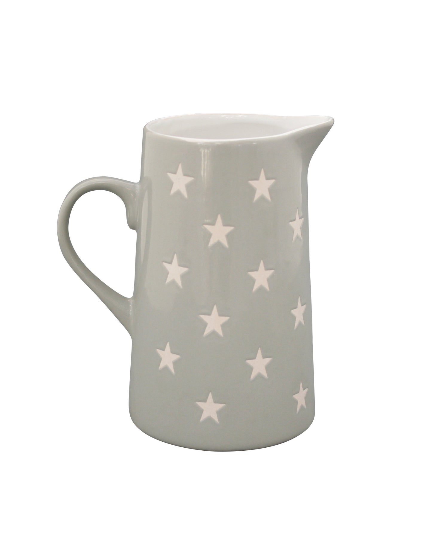 Krug: "Jug Light Grey Star"