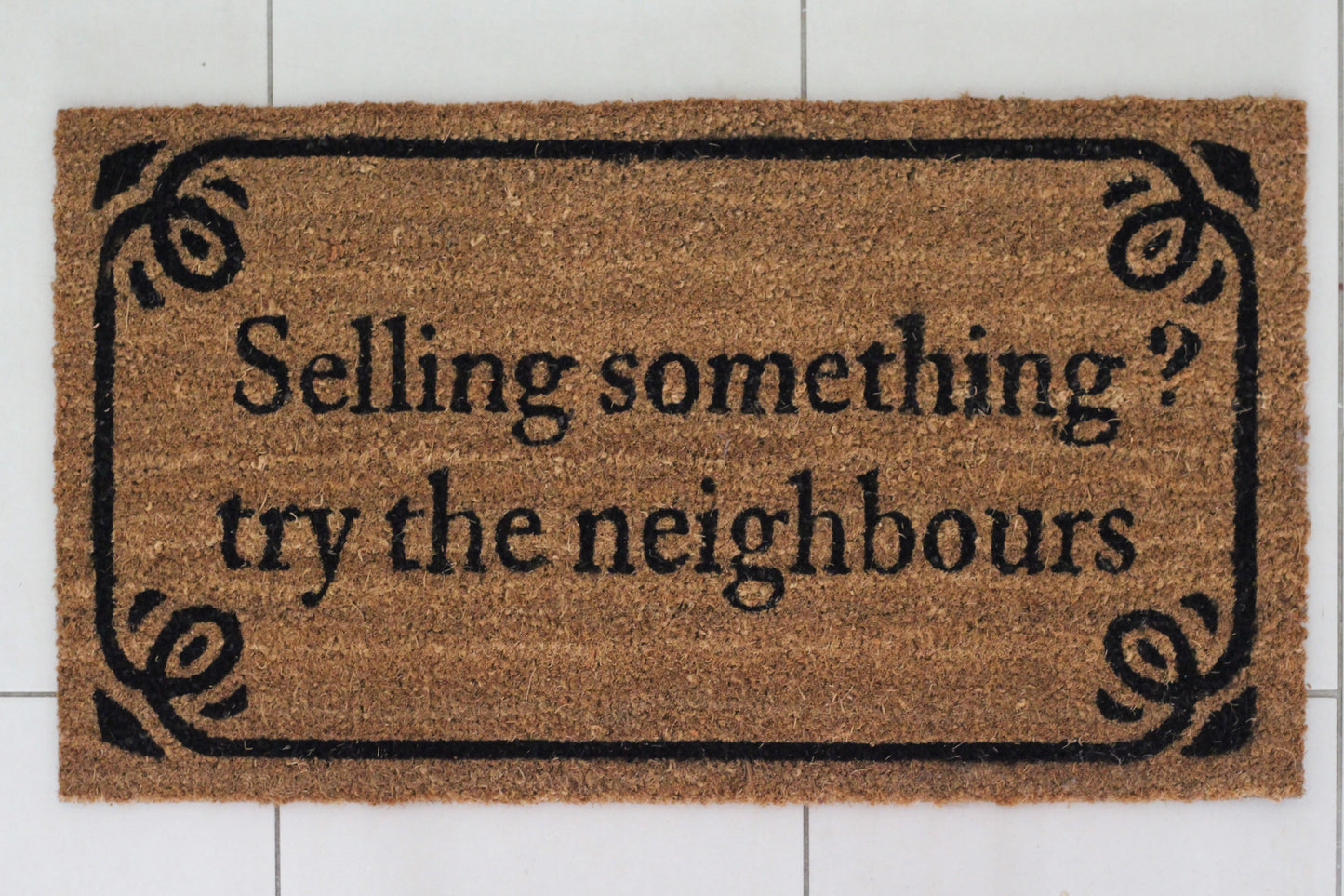 Fussmatte: Selling something? Try the neighbours