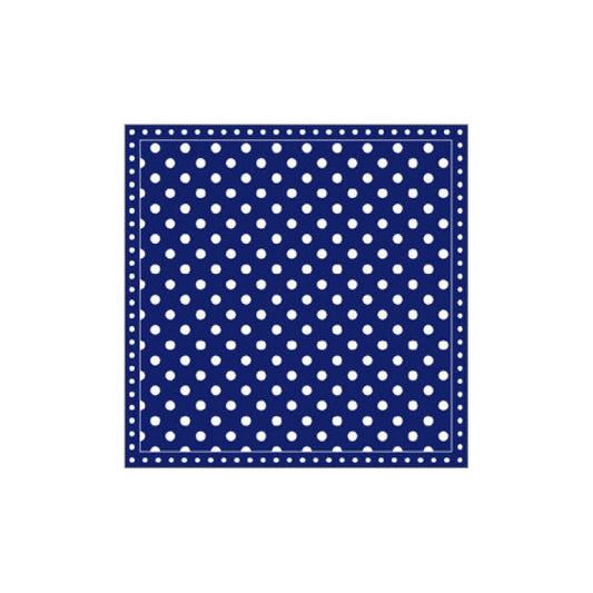 Servietten: Dots Dark Blue