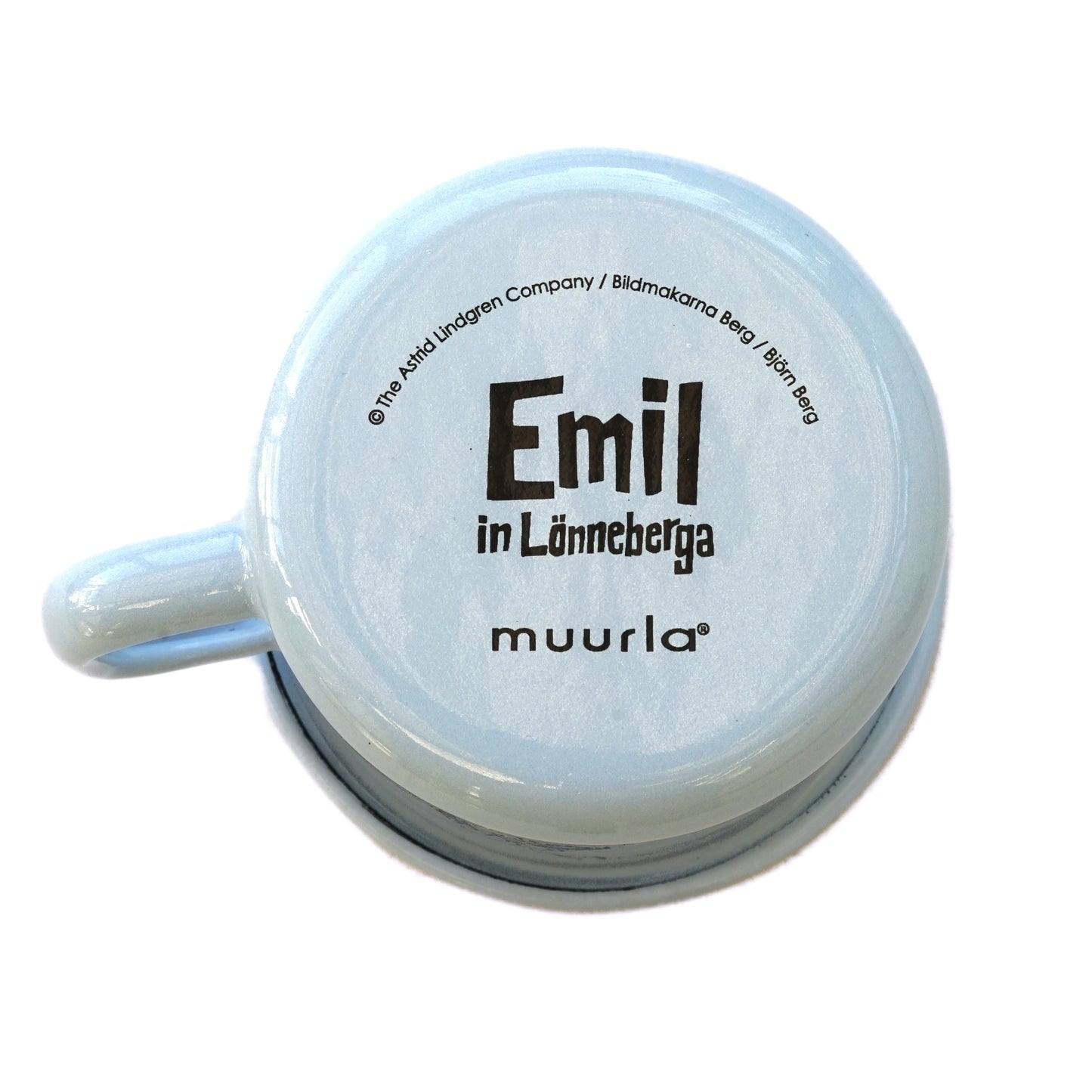 Tasse aus Emaille: Michel aus Lönneberga, Michel blau von Muurla