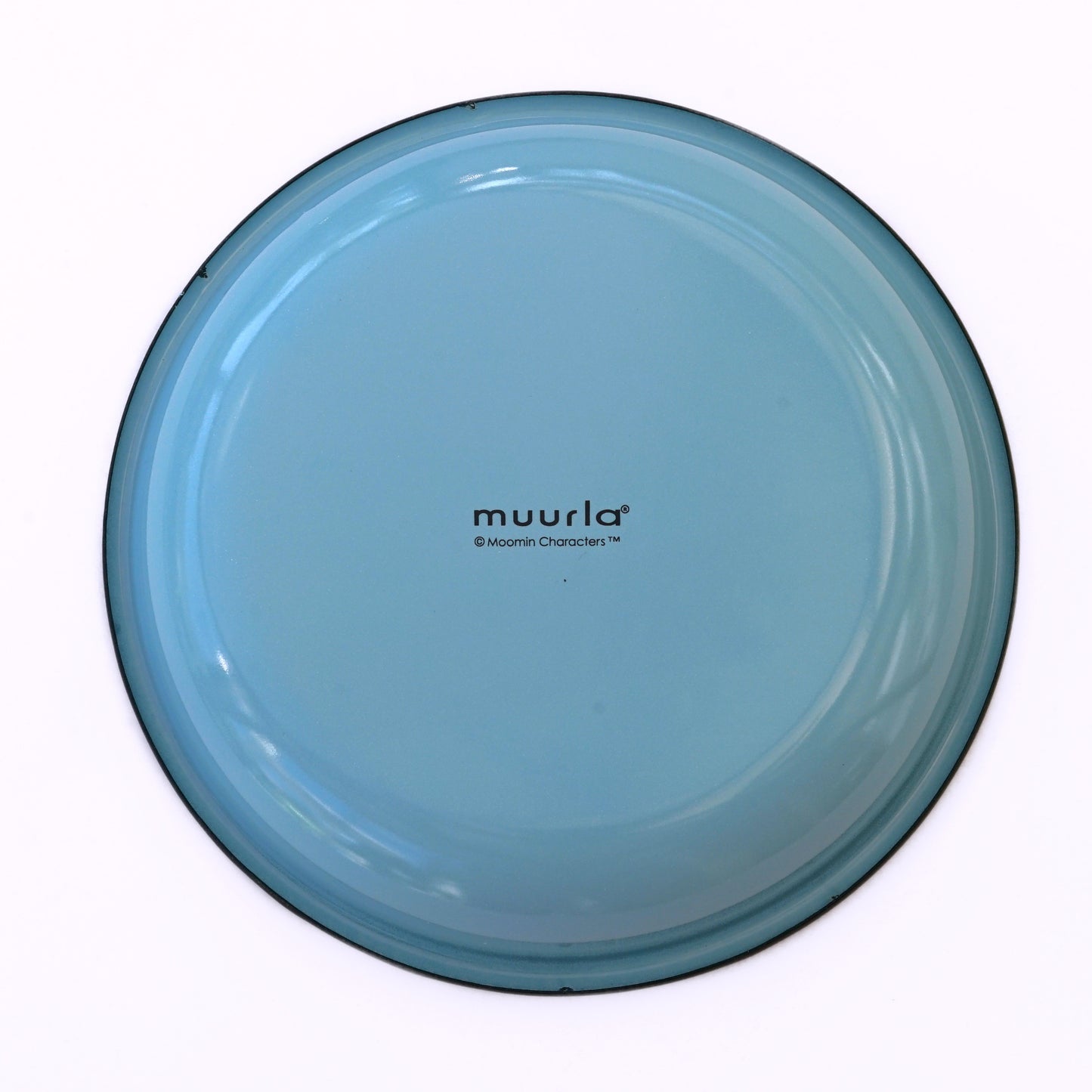 Teller aus Emaille: Mumin Retro - Mumin blau von Muurla