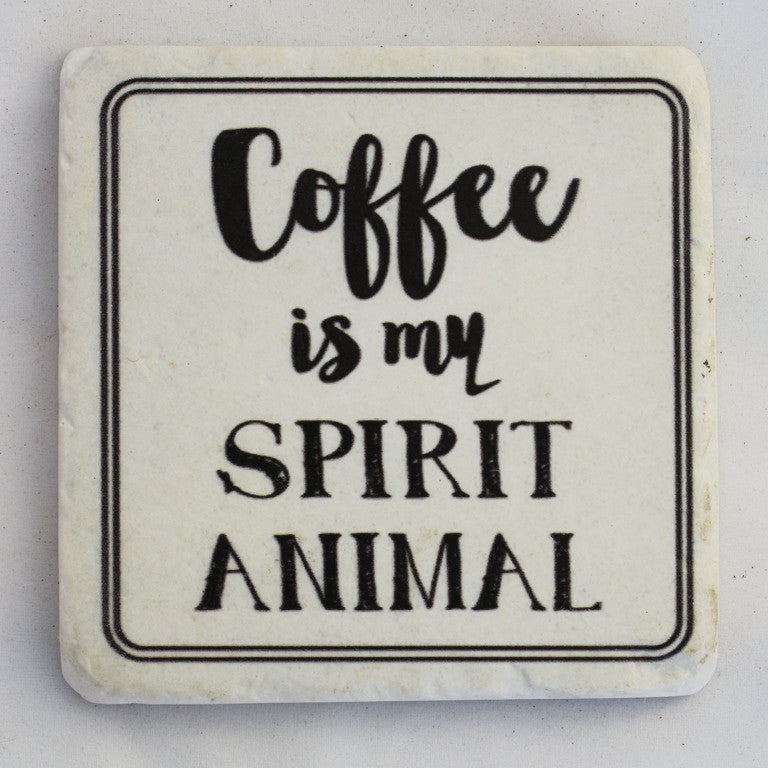 Untersetzer: Coffee is my spirit animal