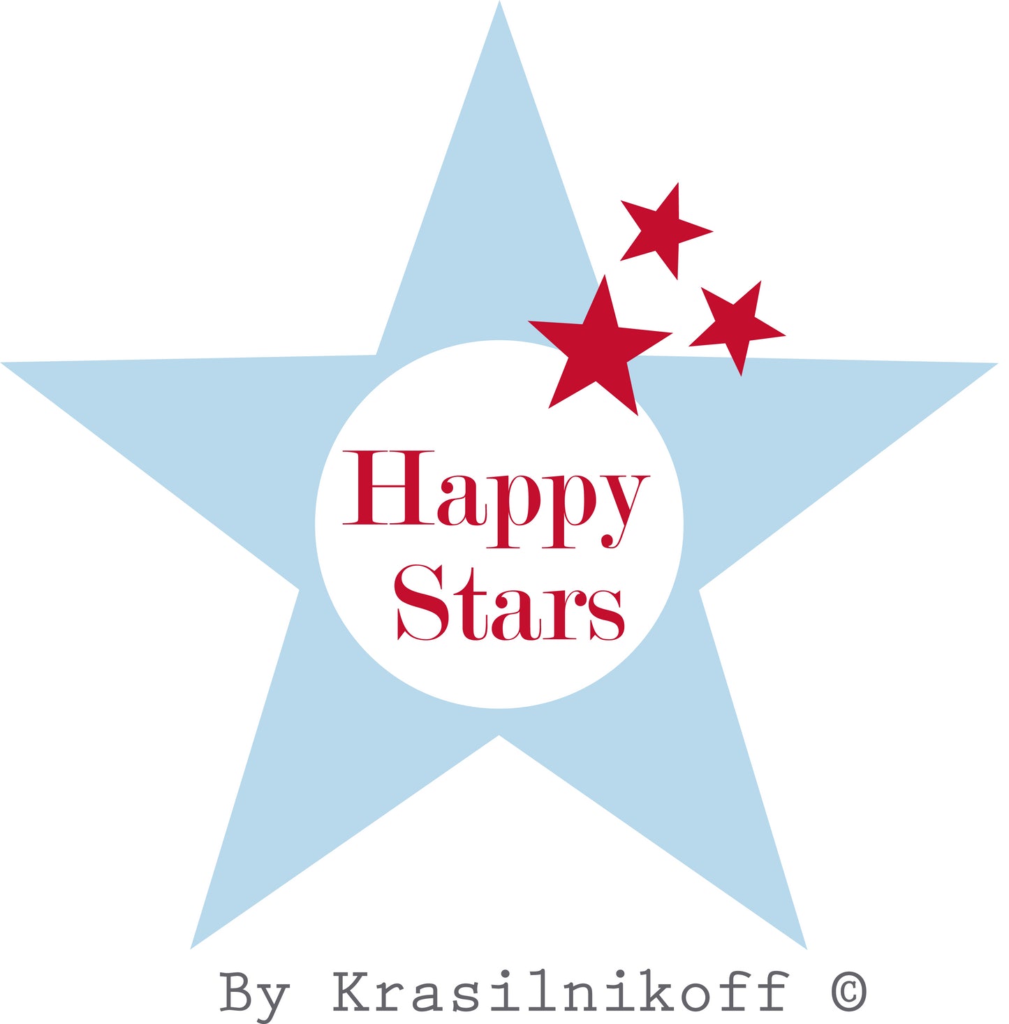Schüssel "Large Happy Bowl Red With Dots" von Krasilnikoff